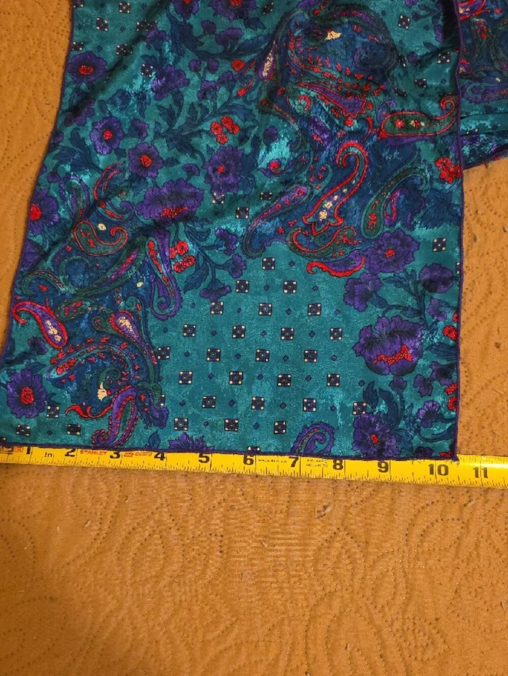 Teal Paisley Floral Women’s Scarf - Brand